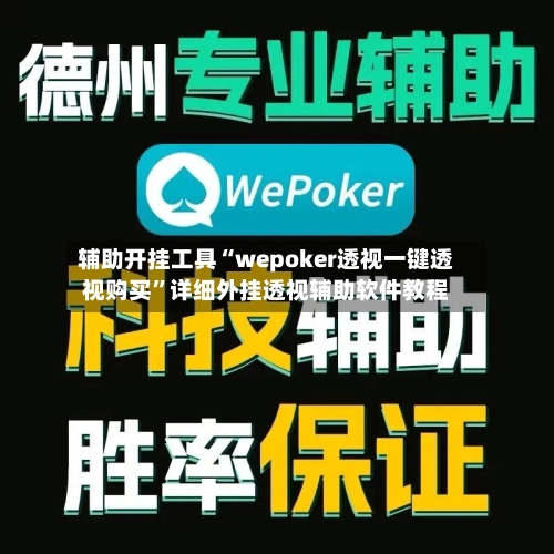 辅助开挂工具“wepoker透视一键透视购买”详细外挂透视辅助软件教程-第2张图片