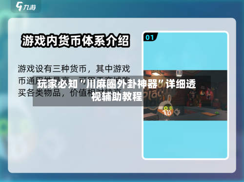 玩家必知“川麻圈外卦神器	”详细透视辅助教程-第2张图片