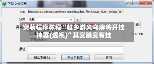 安装程序教程“越乡游义乌麻将开挂神器(透视)	”其实确实有挂-第2张图片