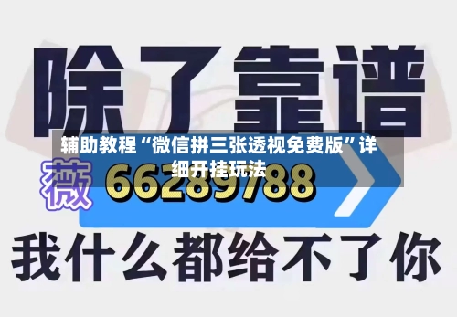 辅助教程“微信拼三张透视免费版	”详细开挂玩法-第2张图片