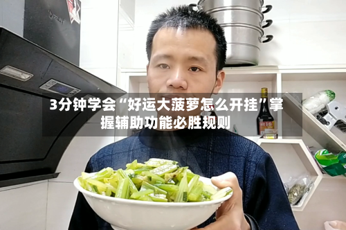 3分钟学会“好运大菠萝怎么开挂”掌握辅助功能必胜规则-第3张图片