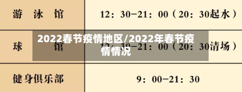 2022春节疫情地区/2022年春节疫情情况