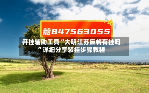 开挂辅助工具“大明江苏麻将有挂吗	”详细分享装挂步骤教程-第2张图片