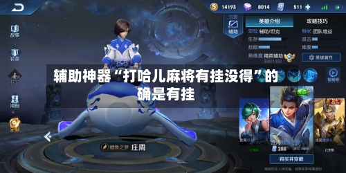 辅助神器“打哈儿麻将有挂没得”的确是有挂-第2张图片