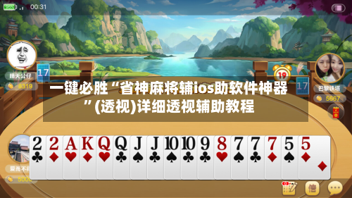 一键必胜“省神麻将辅ios助软件神器”(透视)详细透视辅助教程-第2张图片