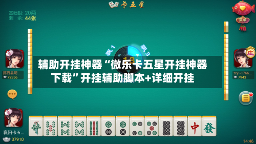 辅助开挂神器“微乐卡五星开挂神器下载”开挂辅助脚本+详细开挂