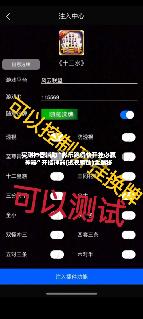 实测神器辅助“微乐跑得快开挂必赢神器”开挂神器{透视辅助}全揭秘-第2张图片