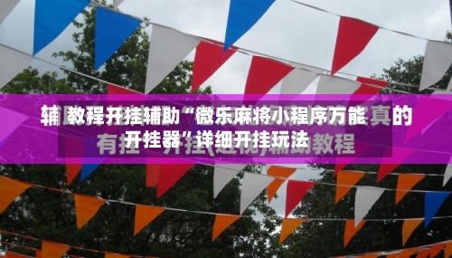 教程开挂辅助“微乐麻将小程序万能开挂器”详细开挂玩法-第3张图片