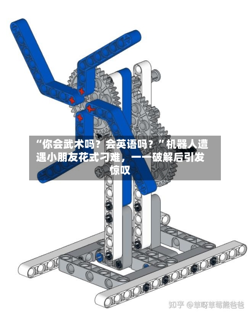 “你会武术吗？会英语吗？”机器人遭遇小朋友花式刁难，一一破解后引发惊叹-第2张图片