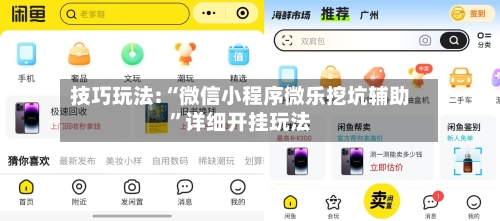 技巧玩法:“微信小程序微乐挖坑辅助”详细开挂玩法-第3张图片