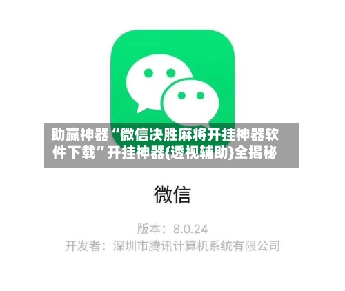 助赢神器“微信决胜麻将开挂神器软件下载”开挂神器{透视辅助}全揭秘-第2张图片