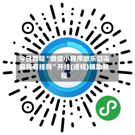 今日教程“微信小程序微乐湖南麻将有挂吗”开挂(透视)辅助教程-第3张图片