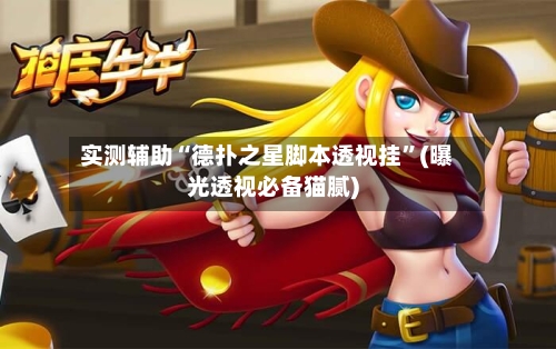 实测辅助“德扑之星脚本透视挂	”(曝光透视必备猫腻)-第2张图片