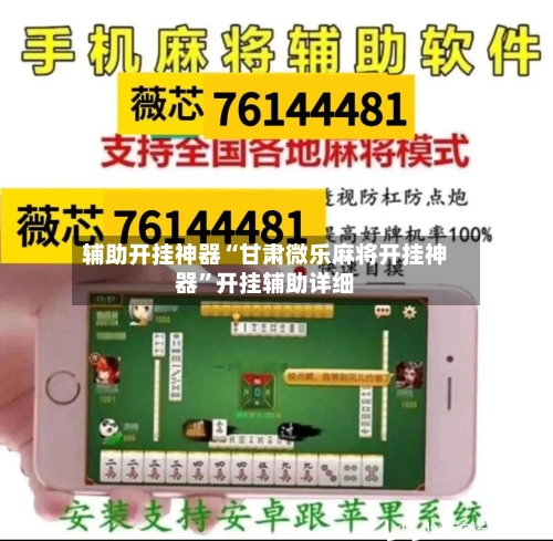 辅助开挂神器“甘肃微乐麻将开挂神器”开挂辅助详细-第2张图片