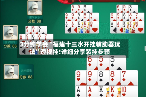 3分钟学会“福建十三水开挂辅助器玩法	”透视挂!详细分享装挂步骤-第2张图片