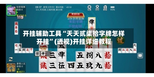 开挂辅助工具“天天贰柒拾字牌怎样开挂”(透视)开挂详细教程-第2张图片