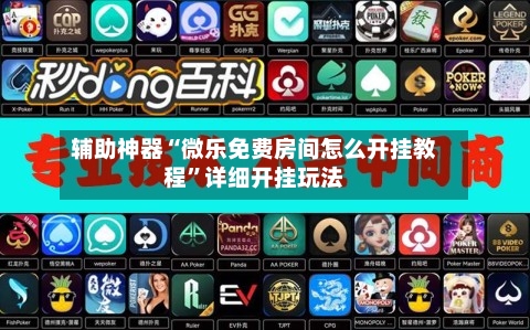 辅助神器“微乐免费房间怎么开挂教程”详细开挂玩法-第2张图片