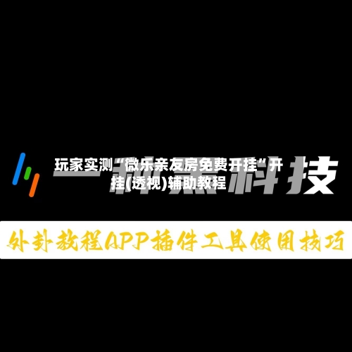 玩家实测“微乐亲友房免费开挂”开挂(透视)辅助教程-第2张图片