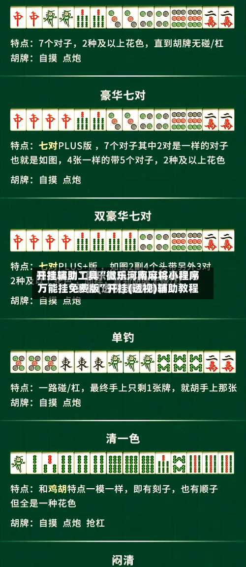 开挂辅助工具“微乐河南麻将小程序万能挂免费版”开挂(透视)辅助教程-第3张图片