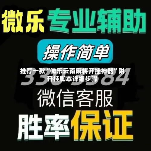 推荐一款“微乐云南麻将开挂神器”附开挂脚本详细步骤-第2张图片