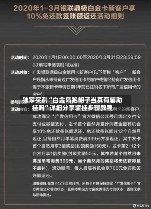 独家实测“白金岛跑胡子当真有辅助挂吗	”详细分享装挂步骤教程-第2张图片