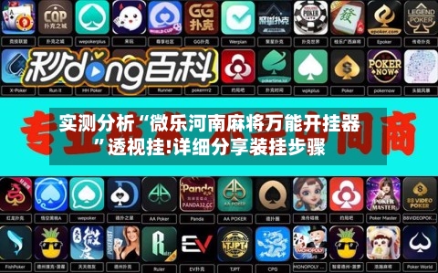 实测分析“微乐河南麻将万能开挂器	”透视挂!详细分享装挂步骤-第2张图片
