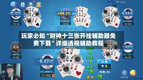 玩家必知“财神十三张开挂辅助器免费下载”详细透视辅助教程-第2张图片