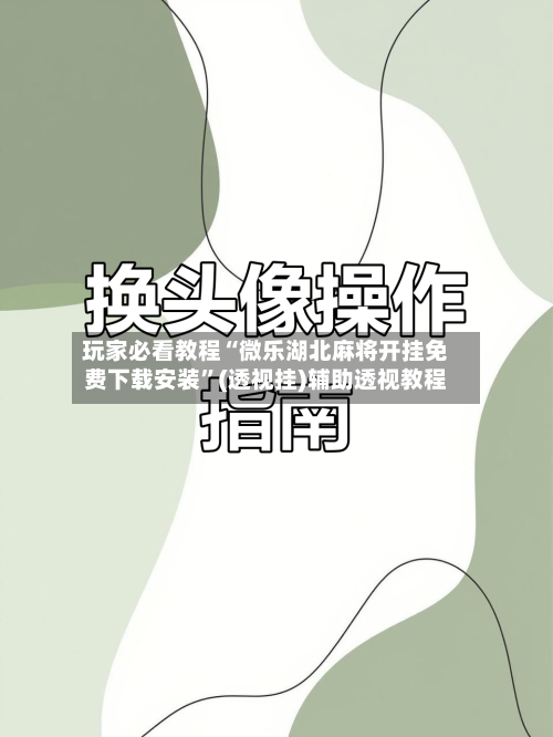 玩家必看教程“微乐湖北麻将开挂免费下载安装”(透视挂)辅助透视教程-第2张图片