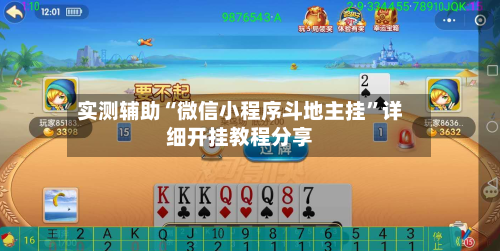 实测辅助“微信小程序斗地主挂”详细开挂教程分享-第2张图片