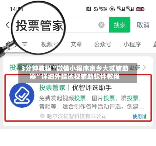 3分钟教程“微信小程序家乡大贰辅助器	”详细外挂透视辅助软件教程-第2张图片