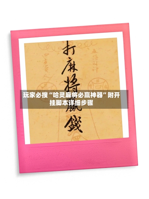 玩家必搜“哈灵麻将必赢神器	”附开挂脚本详细步骤-第2张图片