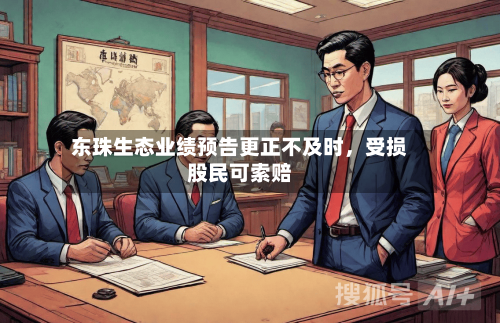 东珠生态业绩预告更正不及时	，受损股民可索赔-第2张图片