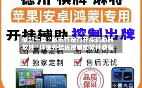 最新一款“微乐有没有开挂辅助器软件”详细外挂透视辅助软件教程-第3张图片