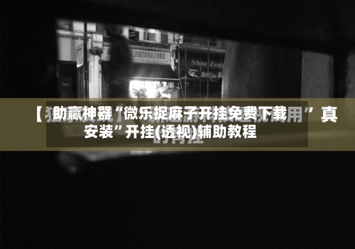 助赢神器“微乐捉麻子开挂免费下载安装”开挂(透视)辅助教程-第2张图片