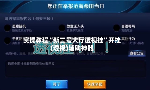 实操教程“新二号大厅透视挂”开挂(透视)辅助神器-第2张图片
