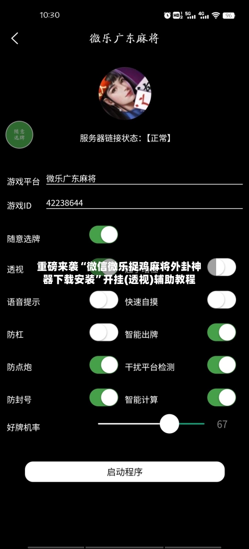 重磅来袭“微信微乐捉鸡麻将外卦神器下载安装”开挂(透视)辅助教程-第2张图片