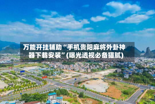 万能开挂辅助“手机贵阳麻将外卦神器下载安装”(曝光透视必备猫腻)-第3张图片