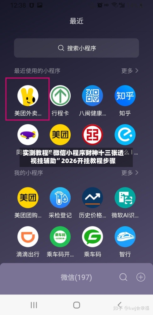 实测教程	”微信小程序财神十三张透视挂辅助”2026开挂教程步骤-第3张图片