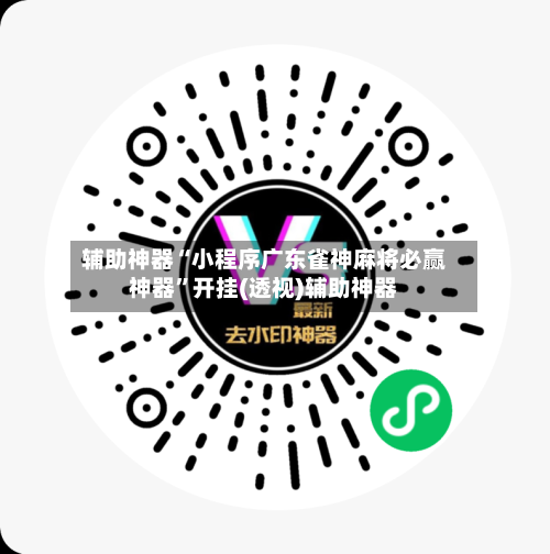 辅助神器“小程序广东雀神麻将必赢神器”开挂(透视)辅助神器-第2张图片