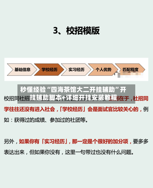 秒懂经验“四海茶馆大二开挂辅助”开挂辅助脚本+详细开挂安装教程-第3张图片