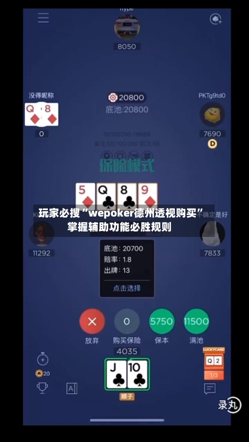 玩家必搜“wepoker德州透视购买	”掌握辅助功能必胜规则-第3张图片