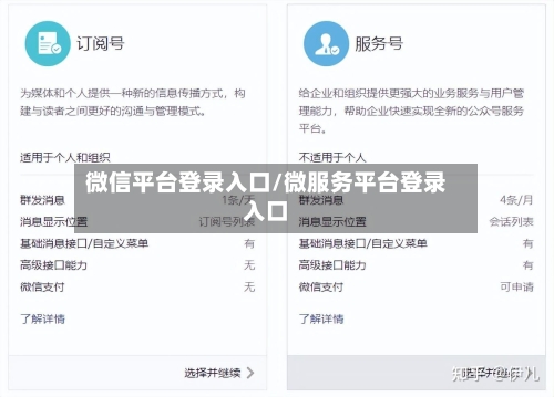微信平台登录入口/微服务平台登录入口-第3张图片