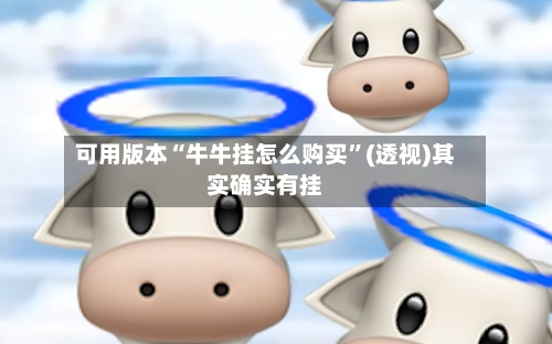 可用版本“牛牛挂怎么购买”(透视)其实确实有挂-第2张图片