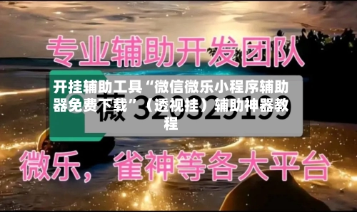 开挂辅助工具“微信微乐小程序辅助器免费下载	”（透视挂）辅助神器教程-第2张图片