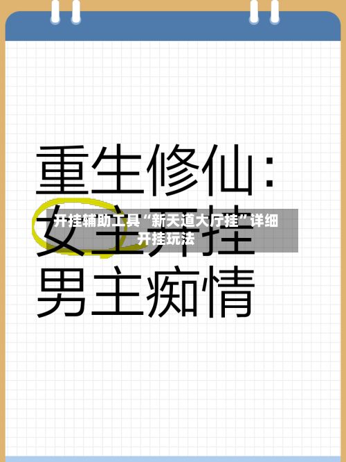 开挂辅助工具“新天道大厅挂”详细开挂玩法-第2张图片