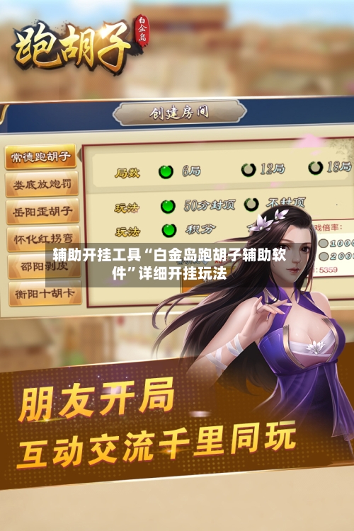 辅助开挂工具“白金岛跑胡子辅助软件”详细开挂玩法