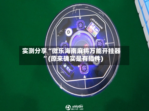 实测分享“微乐海南麻将万能开挂器”(原来确实是有插件)-第3张图片