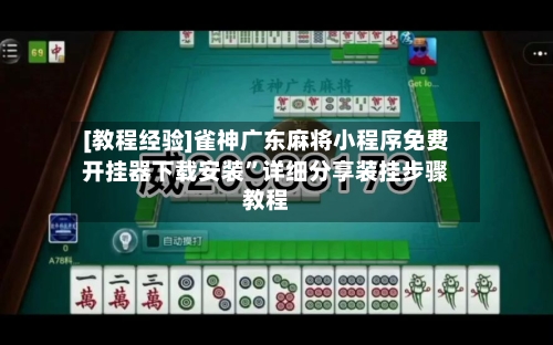 [教程经验]雀神广东麻将小程序免费开挂器下载安装”详细分享装挂步骤教程-第2张图片