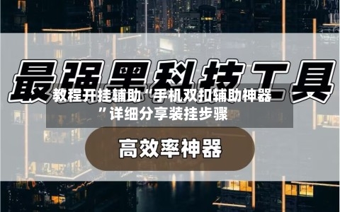 教程开挂辅助“手机双扣辅助神器”详细分享装挂步骤-第3张图片