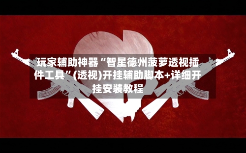玩家辅助神器“智星德州菠萝透视插件工具”(透视)开挂辅助脚本+详细开挂安装教程-第2张图片